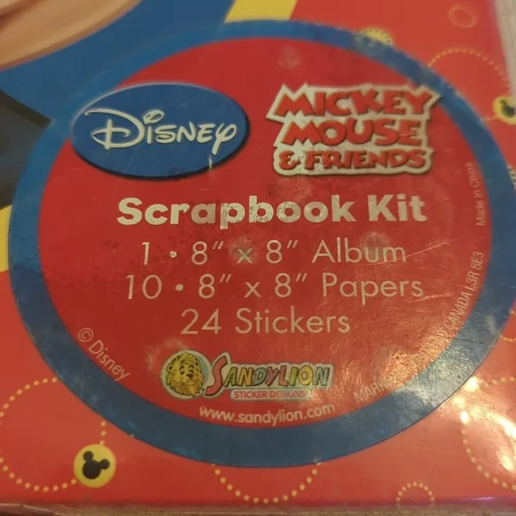 Mickey Mouse 8" X 8" Scrapbook Kit - Picture 2 of 8